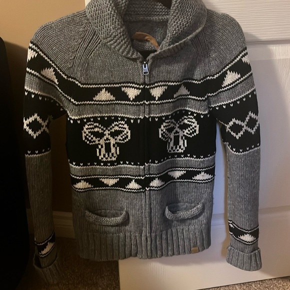 TNA Sweaters - TNA Lambswool Sea to Sky Knit Wool Sweater by Aritzia- Small CabinCore